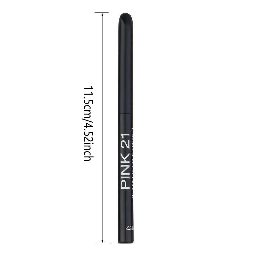 3pcs Waterproof Black Eyeliner Pencils-Smudge-Proof, Long-Lasting &Beginner-Friendly Eye Makeup