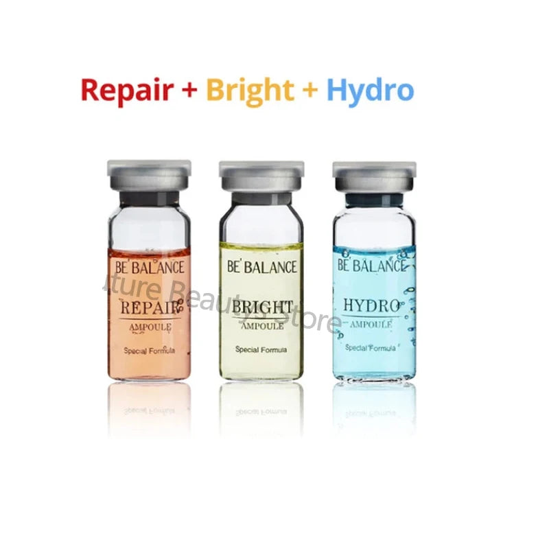 Korean 10ml 5Vial Vitamin C Hyaluronic Acid Ampoule Essence Repair Fine Lines Brighten Complexion Skin Remove Freckles Skin Care