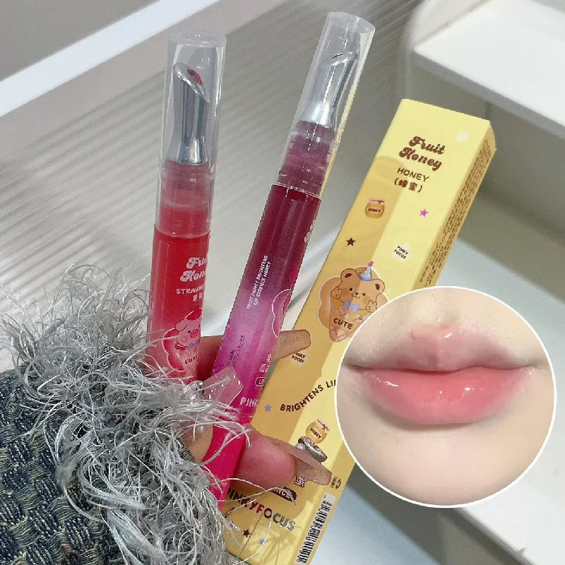 PinkyFocus Lip Essence Honey Moisturizing Anti-drying and Hiding Lip Lines Dudu Lip Lip Oil