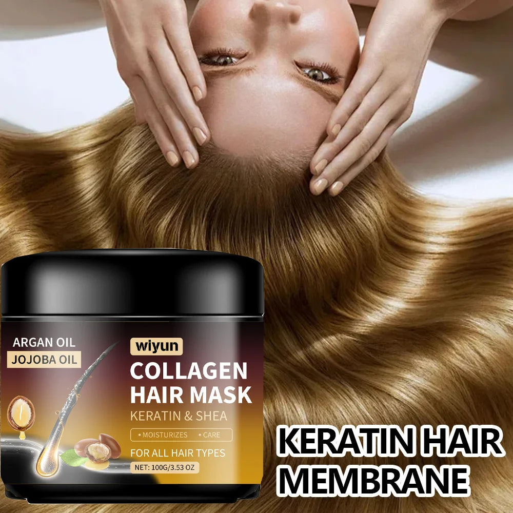 Keratin Hair Mask Moisturizer Conditioner Soft Smooth Frizz Damaged Hair Care Repair Damaged Hair Restore Shine Mask