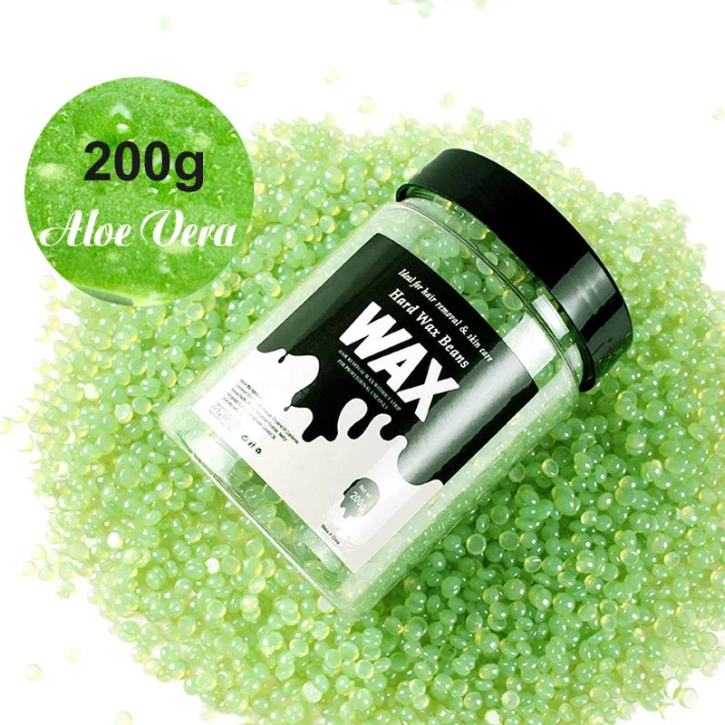 200g/400g Canning Hard Wax Beans For Men And Women Body Hair Removal Depilatory Wax For Wax Heater Kit For Wax Heater Machine