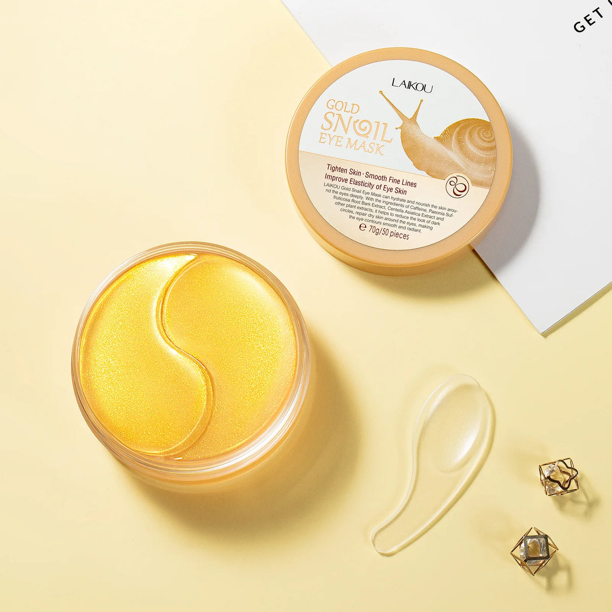 LAIKOU Japan Sakura or Snail  Eye Mask Fade Dark Circles Hydrating Moisturizing Care Eyes Mask Face Care Product