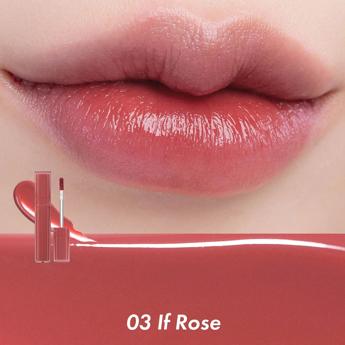 rom&nd DEWYFUL WATER TINT,Lightweight Hydrating,Sheer Glossy,Lip Gloss,Luxury Makeup,Korean Cosmetic,K-Beauty,Korean Makeup