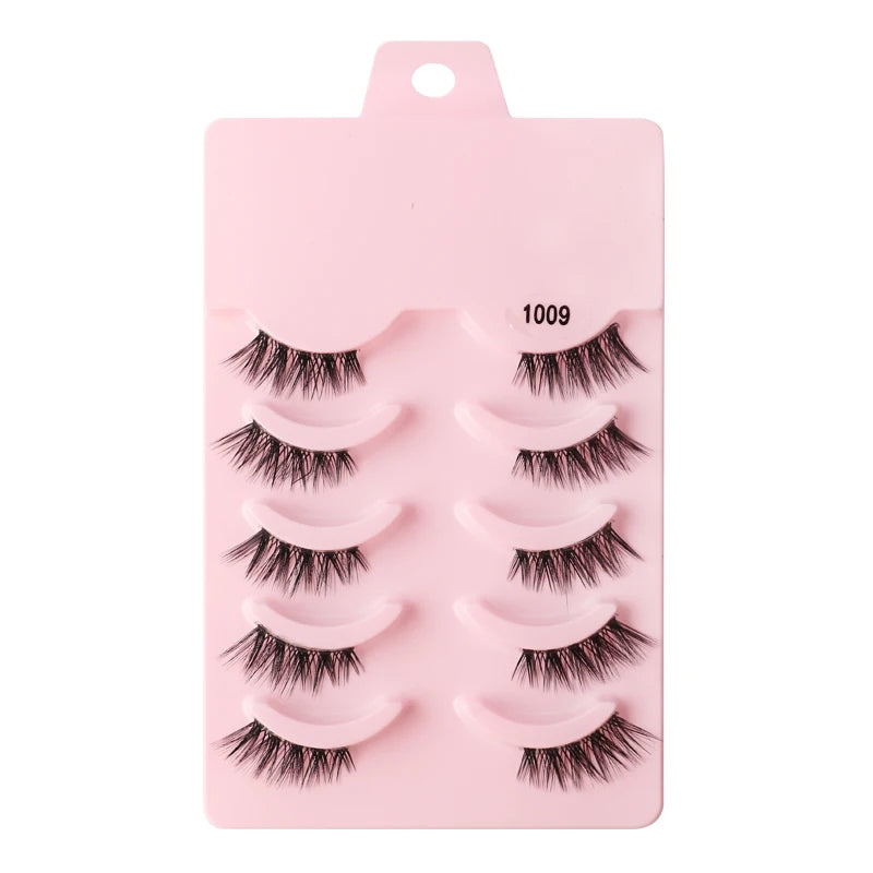 3/5 Pairs Fluffy Mink Eyelashes Thick 3d Lashes False Eyelashes Dramatic Wispy Flared Eyelash Makeup Eyelash Extension G600