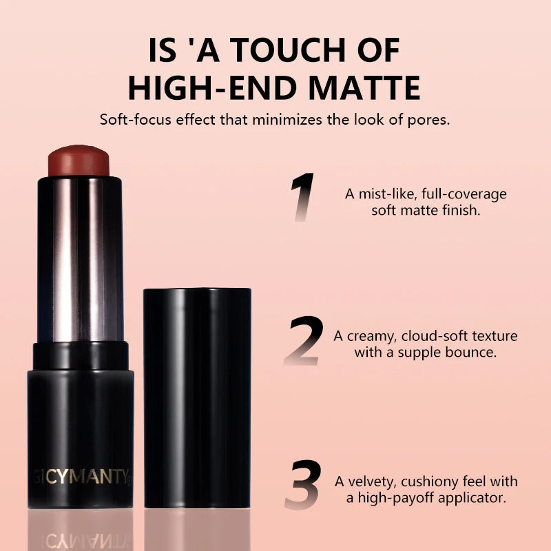 GICYMANTY Matte Lipstick Muted Tone Lip Stain Long-Lasting Transfer-Proof Silky Smooth Waterproof