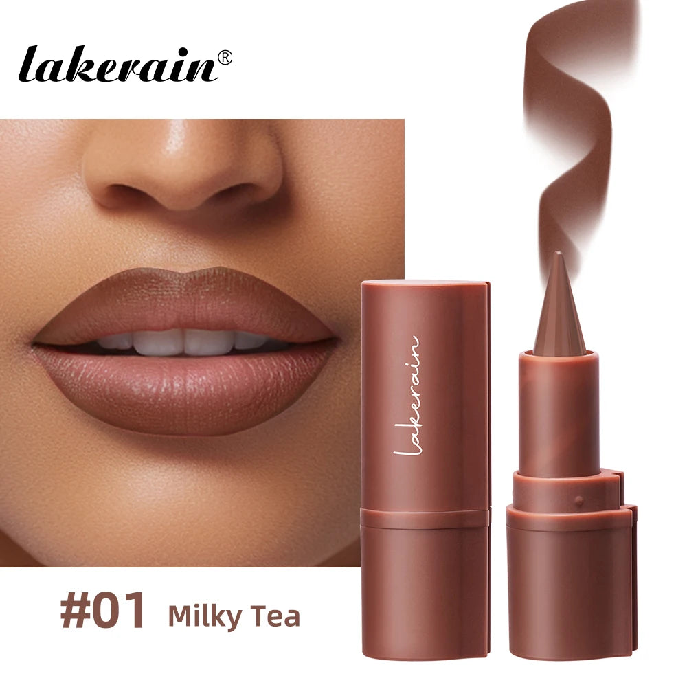Waterproof Lip Liner Tapered Gradient Matte Black Brown Velvet Lipstick Non Sticky Contouring Tint Lipliner Crayon Lip Makeup
