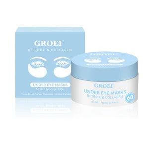 60pcs  Retinol Collagen Eye Mask Anti Dark Circles Directed Against Eye Bags Moisturizing Lifting Firming Eye Patches Skin Care