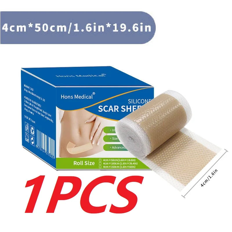 Scar Patches Remove Silicone Gel Sheet Correctors Burn Wounds Efficient Surgery Scar Tape Skin Repair Self-Adhesive Scar Cover