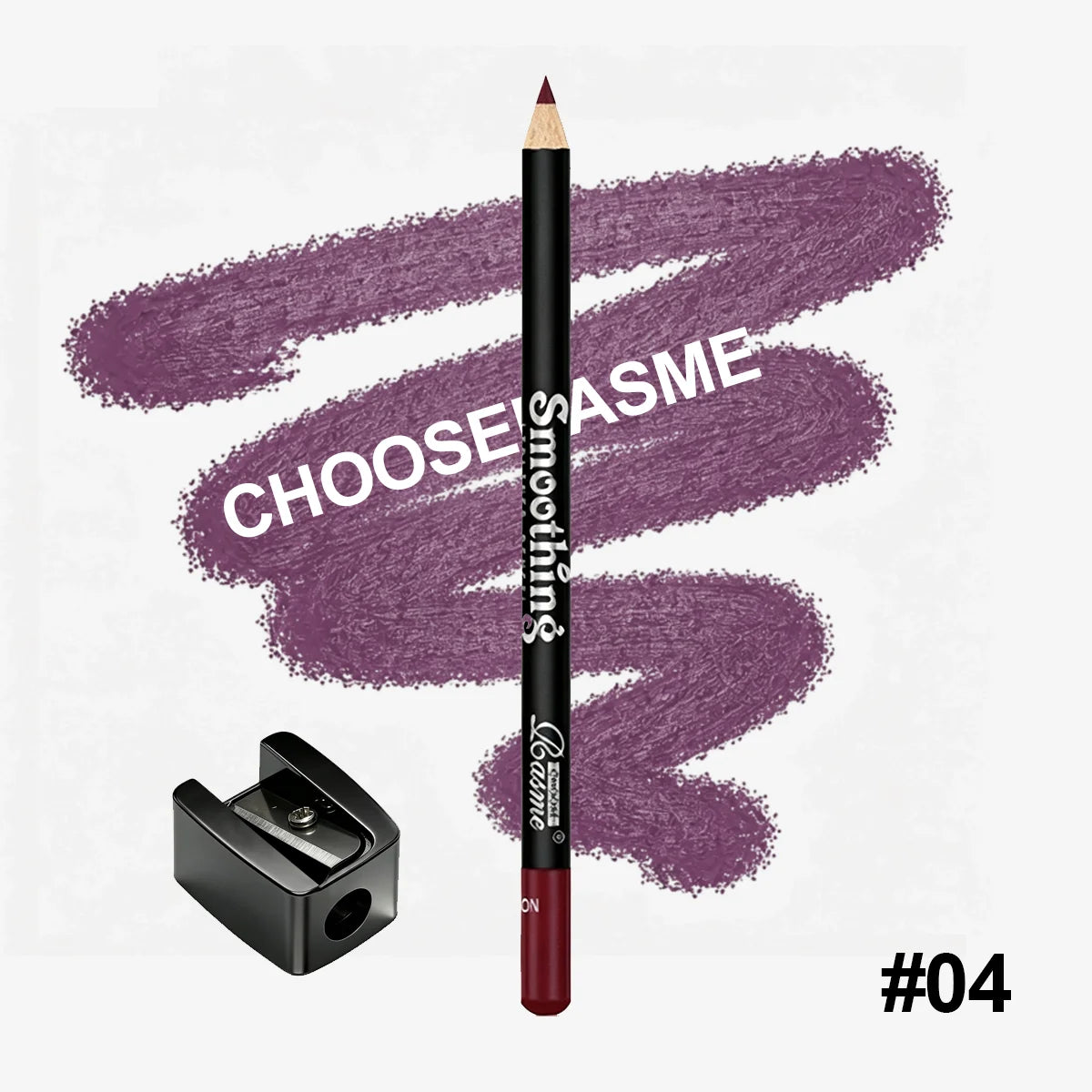 Smoothing Lip Liner Pencil, Waterproof Matte Lip Contour Lipstick, Long Lasting Makeup, Comes With Free Pencil Sharpener