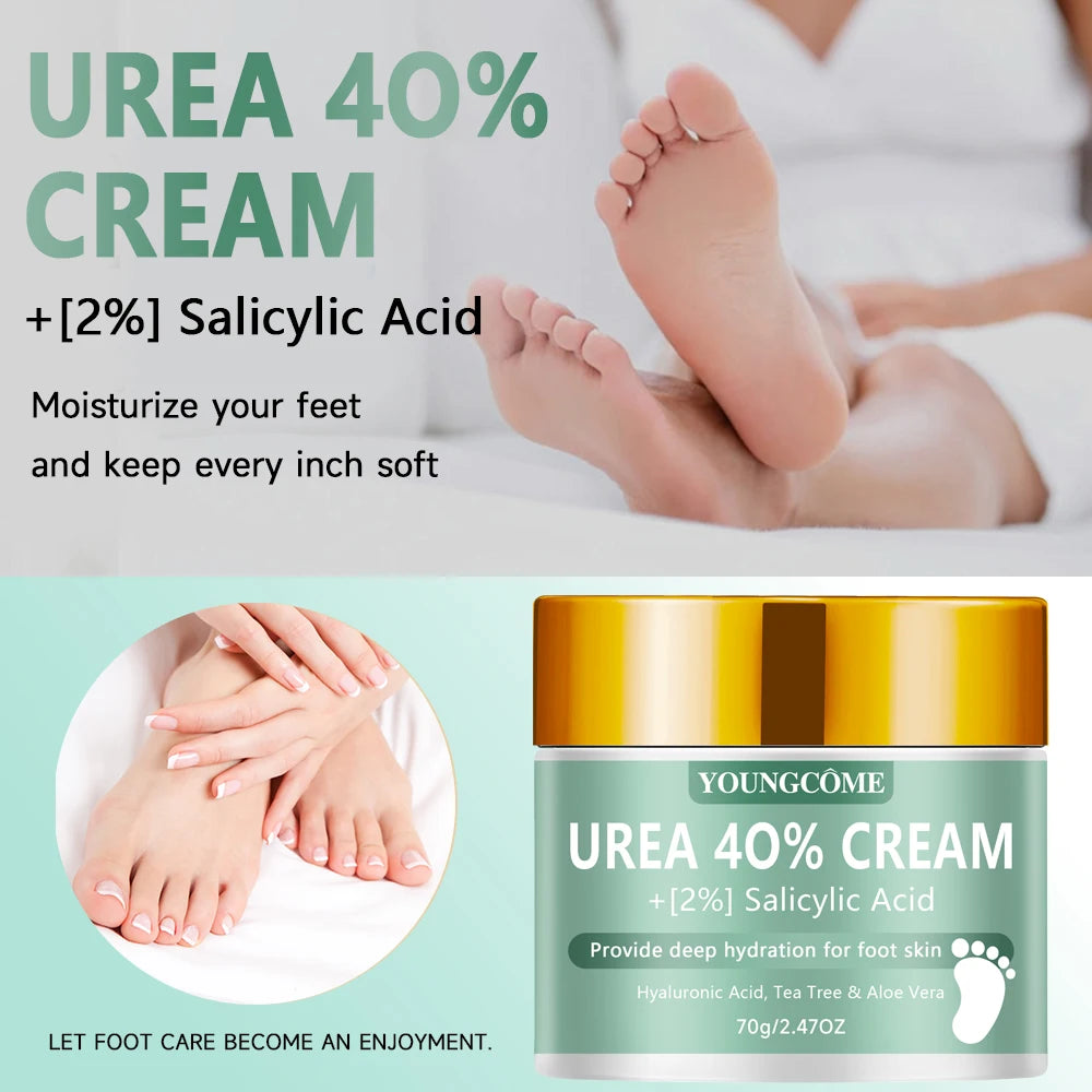 Urea 40% Foot Cream Dry Cracked Feet Heel Gentle Exfoliation Softening Skin Ultra-Hydrating Hand Foot Care Cream Stick Protuct