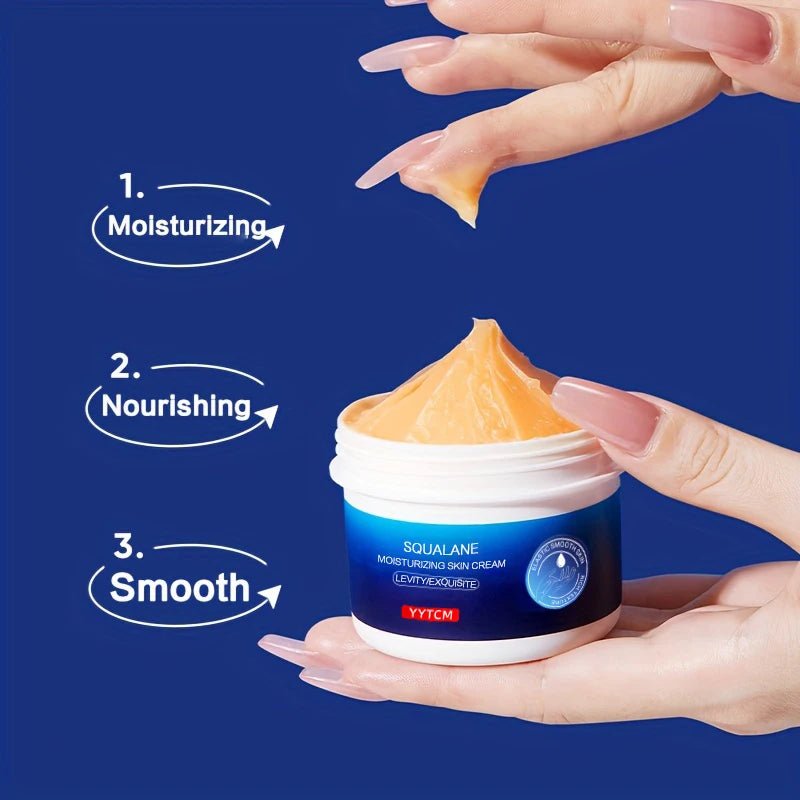 1pc/2pcs Squalane Intensive Repair Foot Cream Heal Cracked Heels, Ultra Moisturizing Dry Skin And Nourishing Foot Skin 70g/pc