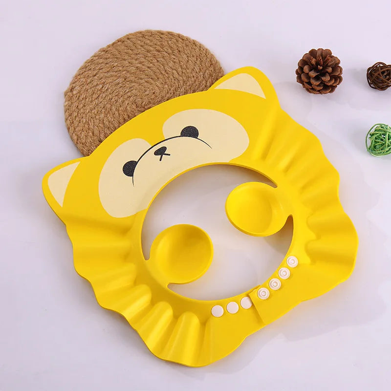 Safe Baby Shower Cap Bath Protection Soft Cap Hat for Baby Wash Hair Shield Baby Care Shampoo Cap