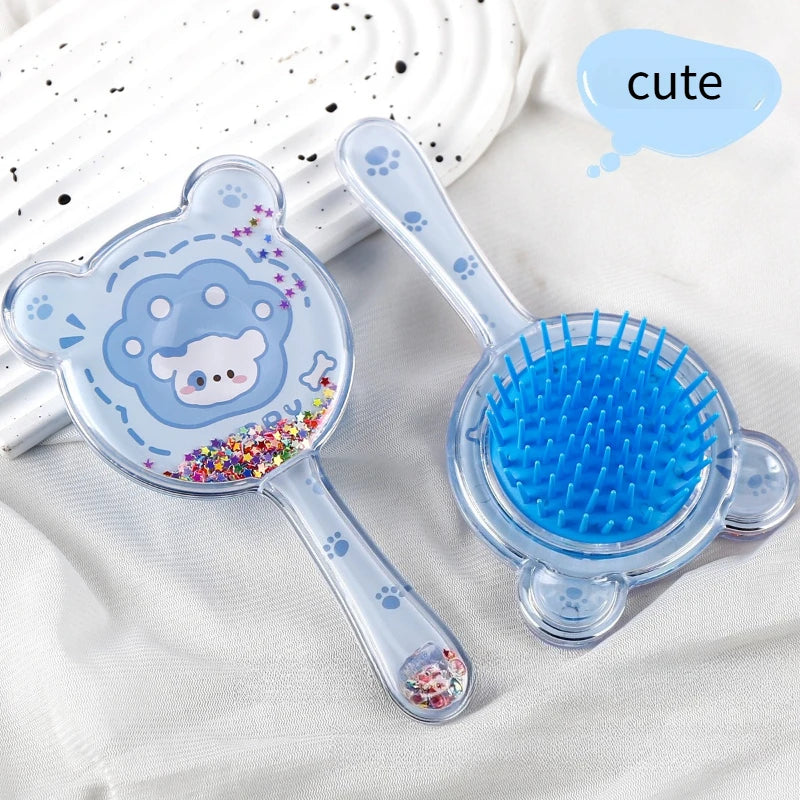 Cartoon Animal Baby Combs High Quality Anti-knot Hair Massager Kids Hair Brushes Hairdressing Comb for Children Adult Hair Care