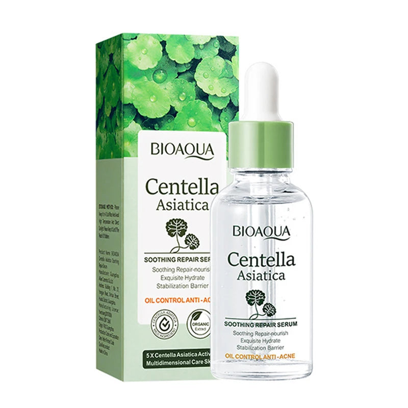 BIOAQUA Centella Hyaluronic Acid Serum for Face Whitening Moisturizing Anti-Wrinkle Anti-Aging Face Essence Facial Skin Care