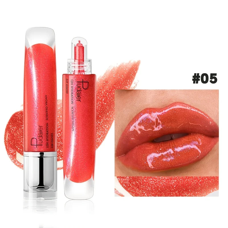 Moisturizing Waterproof Lip Gloss Non Sticky High Shine Sheer Tint Long Lasting Glamour Lip Makeup