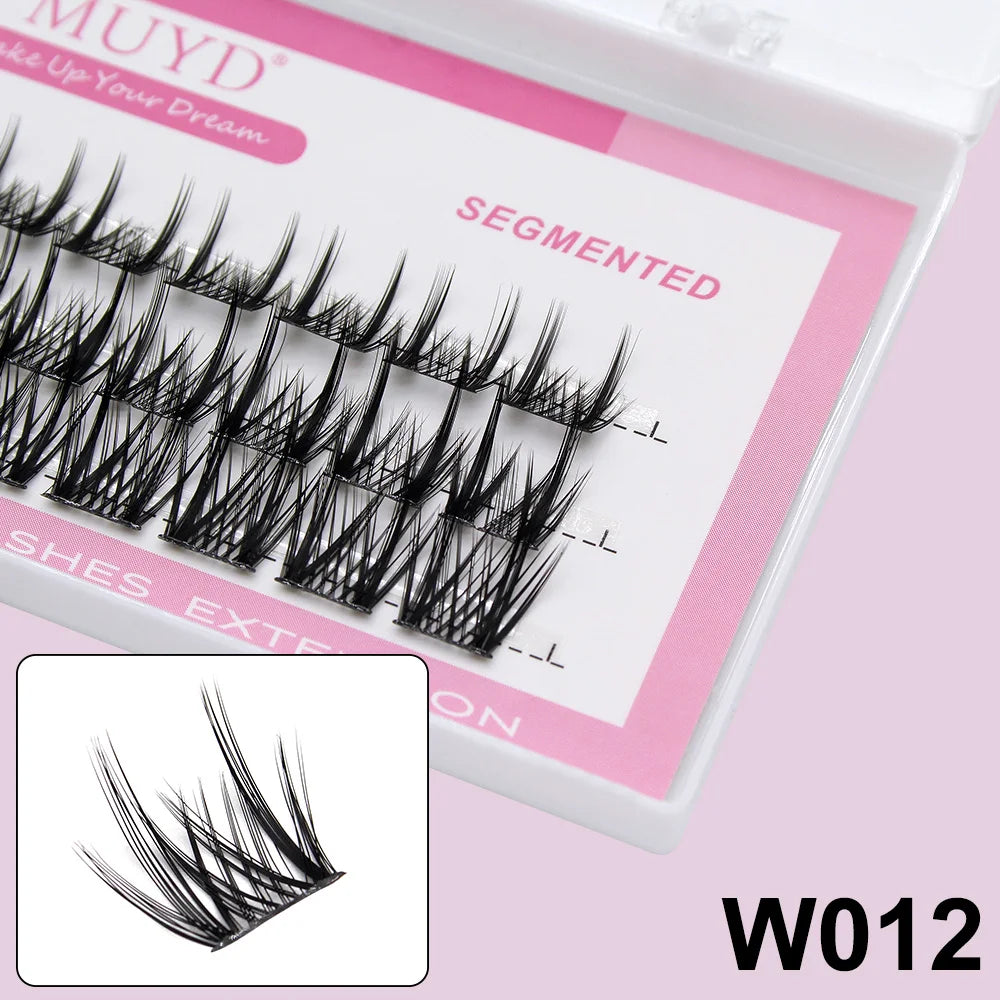 Russian Personal Eyelashes 3D Sexy Fluffy Single Cluster False Eyelashes Are Natural, Soft, And Easy To Operate Makeup Tools