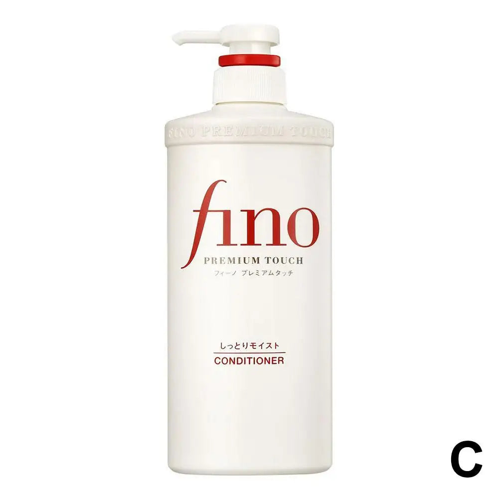 Fino Shampoo Conditioner 550ml Oil Control Volumizing Smooth Hair Mask Repair Dry Damaged Hair Moisturizing Nourishing Treatment