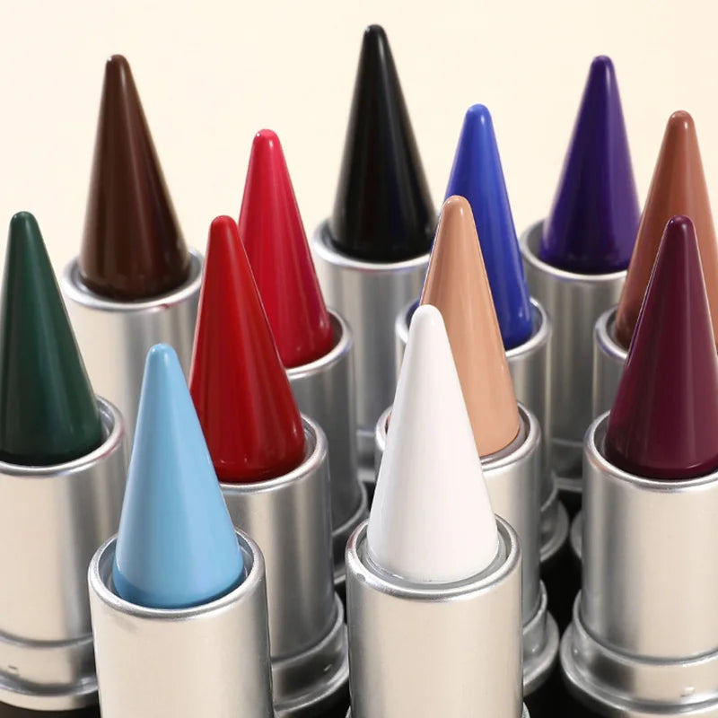 Matte Eyeliner Pencil Black White Blue Green Eyeliner Cream Waterproof and Not Easy To Smudge Colorful Eye Liner Eye Makeup Tool