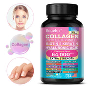 Collagen Peptide Supplement, Anti-Aging, Youthful Glow, Skin Elasticity, Strong Joints, Healthy Hair Growth, Healthy Nails
