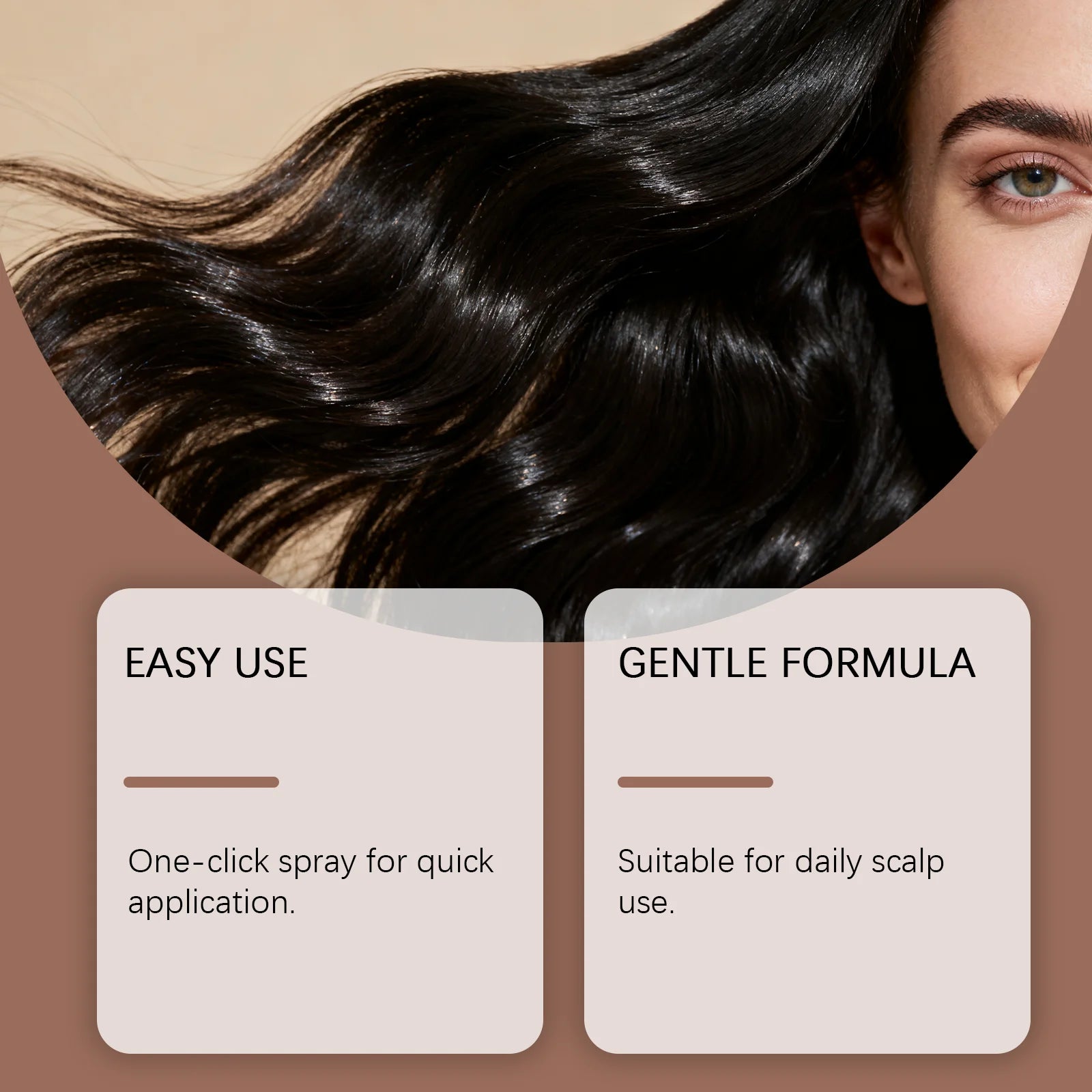Biotin Caffeine Hair Serum Spray Deep Hydrating Nourishment Strengthen Hair Roots Reduce Hair Loss Smoothing Shiny Hair Care