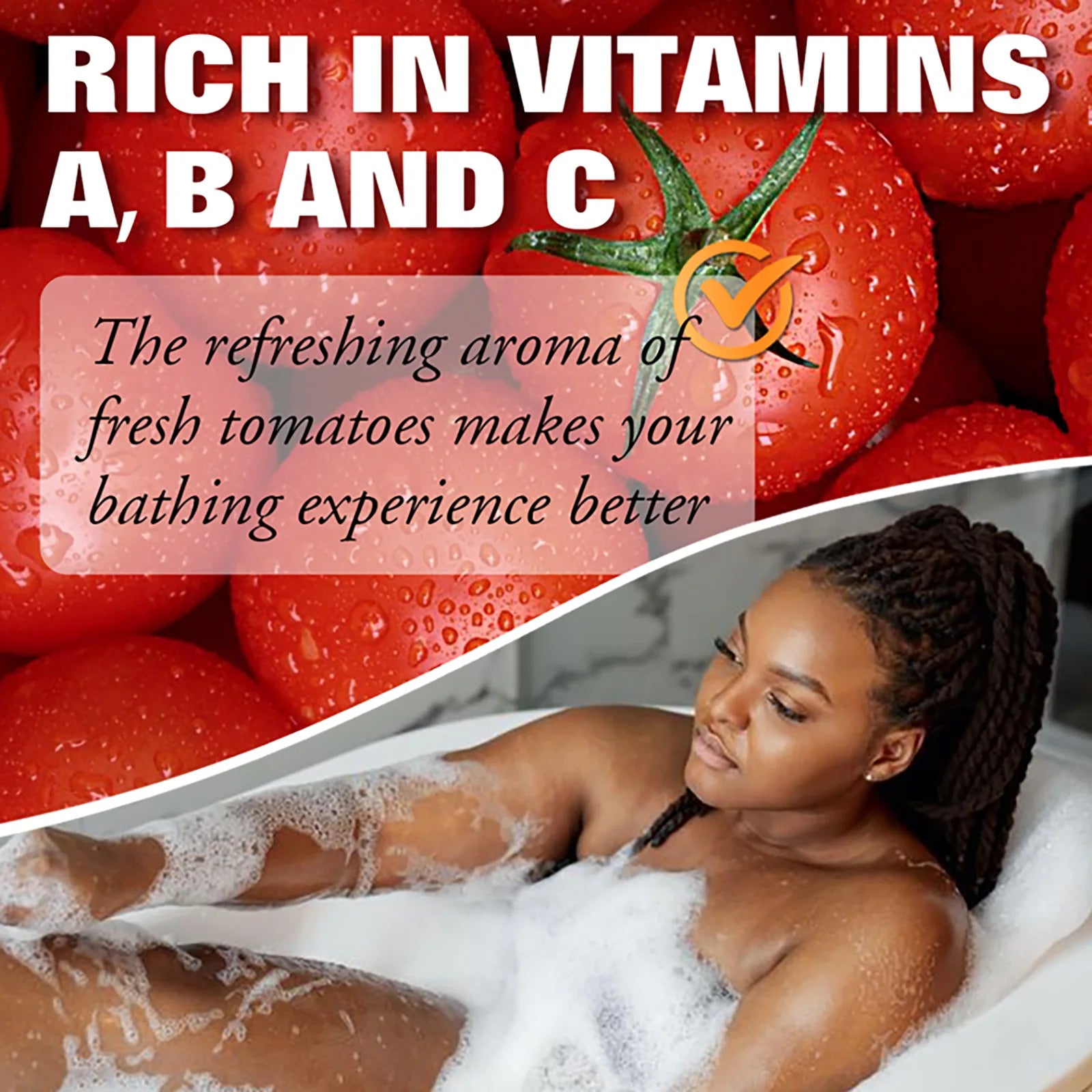AILKE Natural Tomato Soap Bar, Whitening, Clean and Smooth Skin, Remove Wrinkles, Pigmentation, Acne, For All Skin Types, 200g