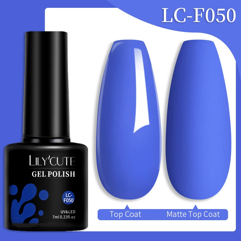 LILYCUTE 7ml Champagne Rose Gold Glitter Gel Nail Polish Colorful Sparking Long Lasting Manicure Soak Off Nails Art Gel Varnish