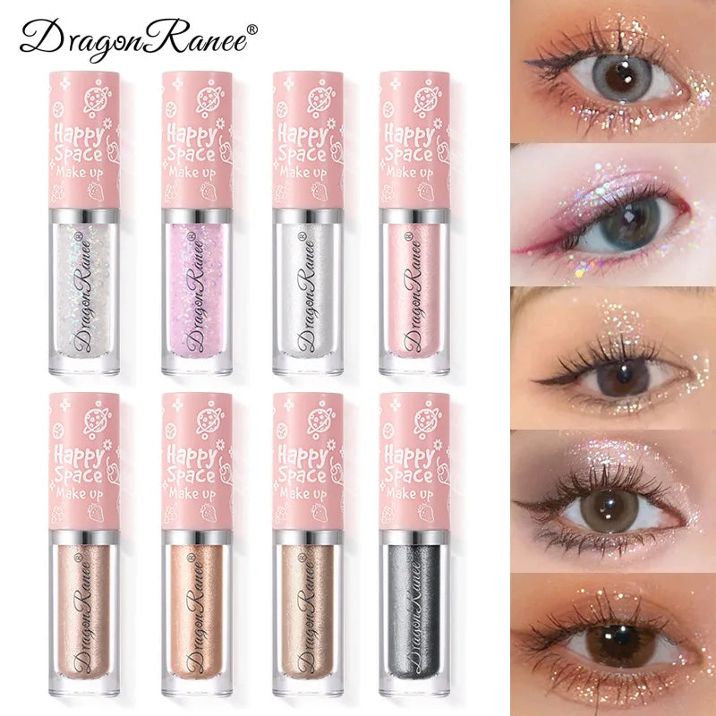 Pearlescent Glitter Liquid Eyeshadow Long Lasting Makeup Shiny Eye Shadow Eyeliner Silkworm Pen Brighten Cosmetics Highlighter