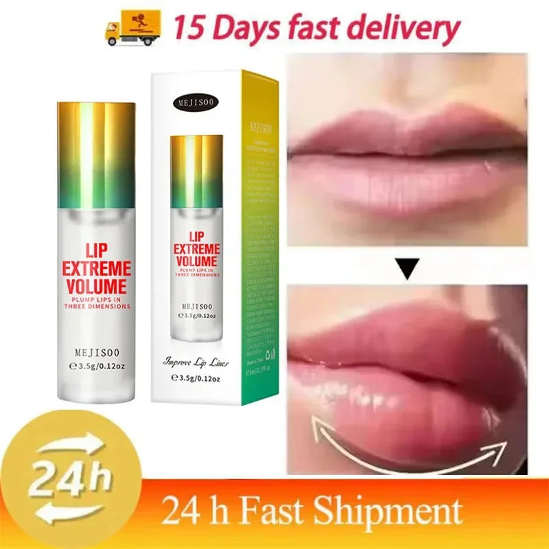 Instant Volumising Lip Plumper Oil Lip Enhancer Lip Gloss Plumping Serum Moisturizing Anti-Wrinkle Lipstick Sexy Lip Care Makeup