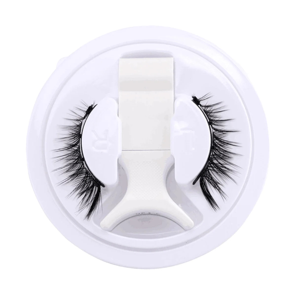 New 1 Pair Magnetic Eyelashes Handmade 3D Fluffy Faux Mink Lashes Reusable Natural False Eyelashes Magnetic Tweezers Makeup Set