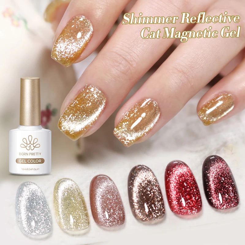 BORN PRETTY 117 Colors Cat Magnetic Gel Nail Polish 10ml Full Coverage Varnish Semi Permanent Super Gorgeous Nails Manicure