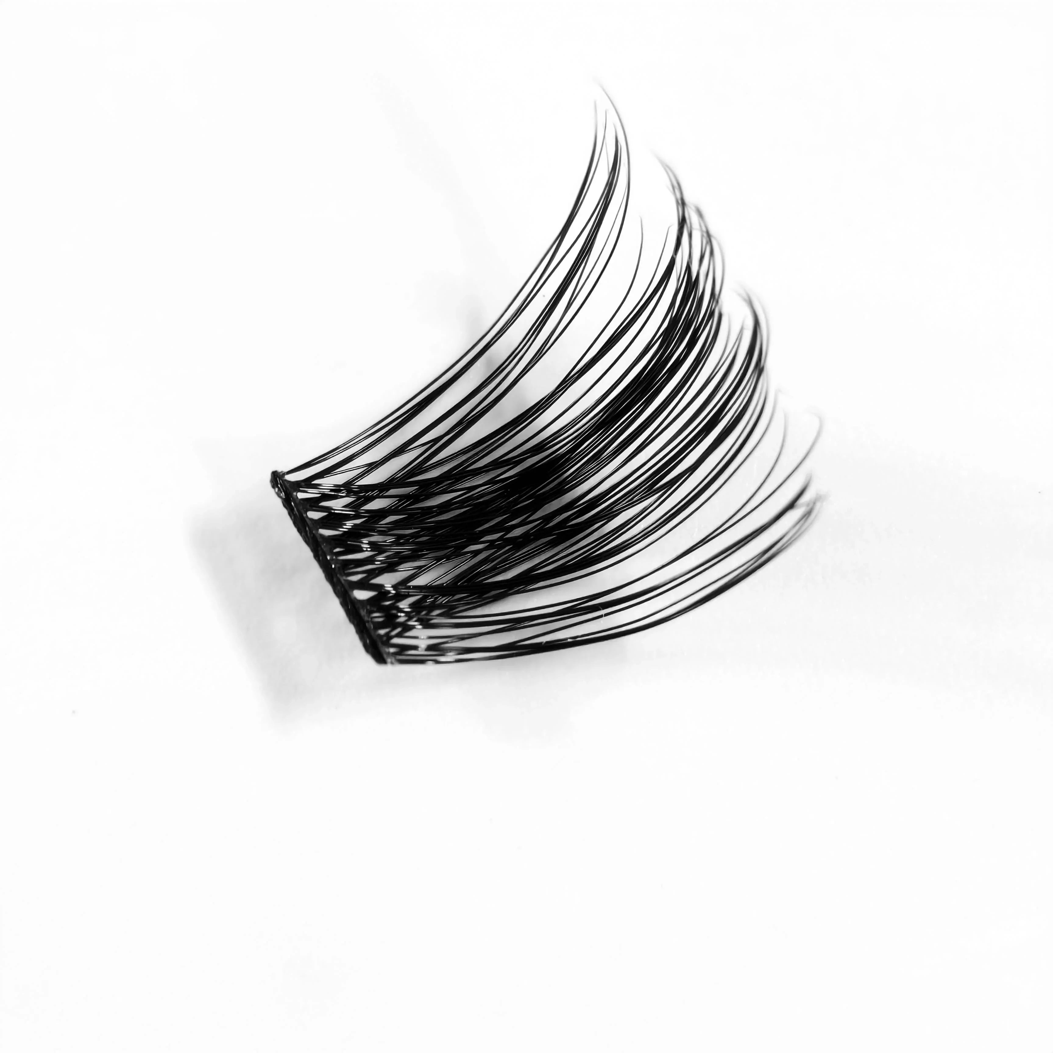 Cluster Lashes 100PCS DIY Individual Segmented Eyelashes Natural Mink Eyelash Extension False Eyelash Single Premade Fan