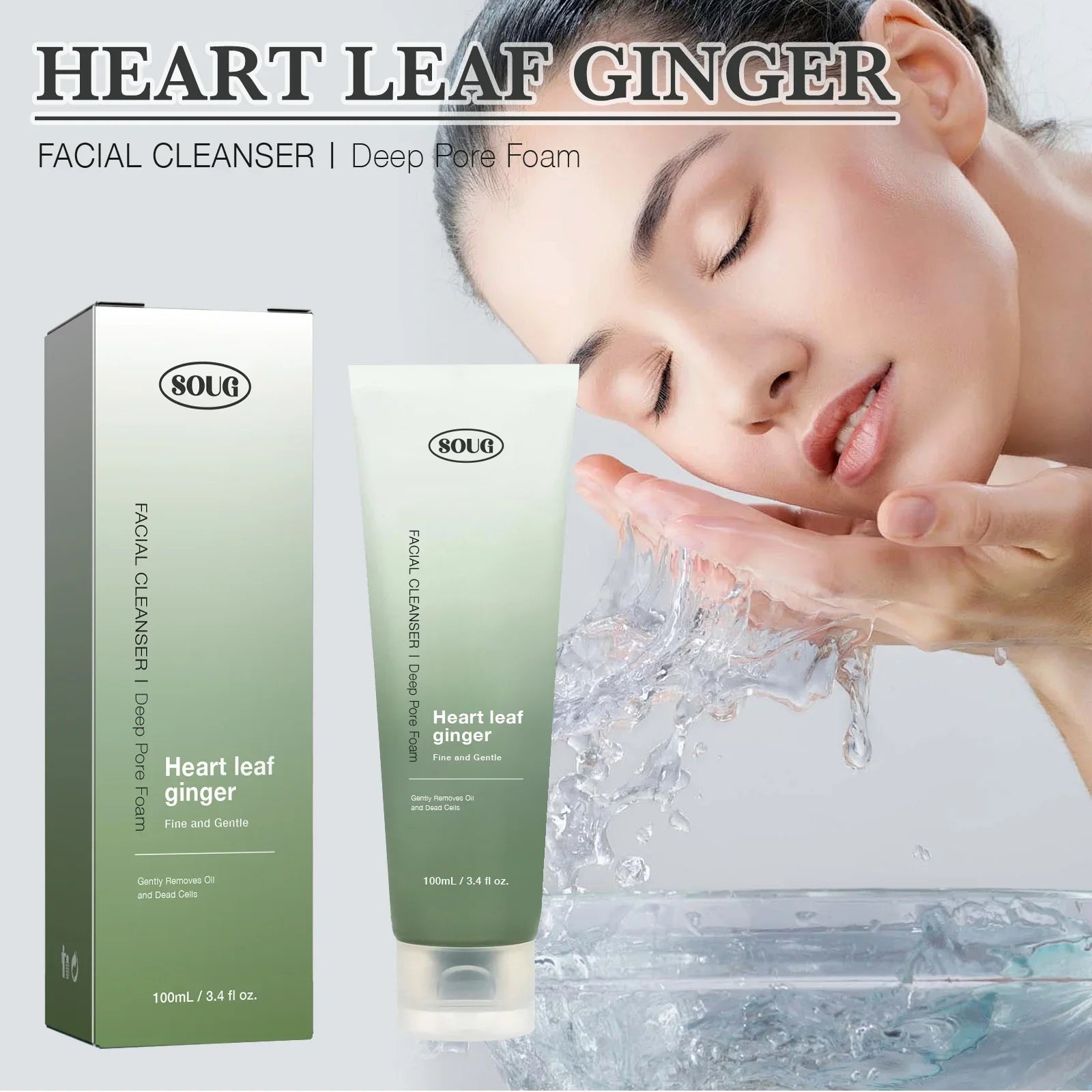Cleanser Oil Heartleaf Quercetinol Pore Deep Cleansing Foam Control Moisturizing  Centella Remove Pore Skin Care For Women