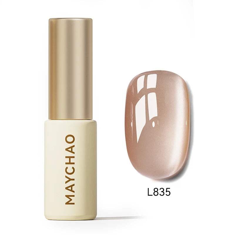 MAYCHAO 5ML Gel Nail Polish 9D Laser Diamond Glitter Cat Eye Gel Semi-Permanent Soak Off UV LED Gel Nail Manicure Tools Nail Art