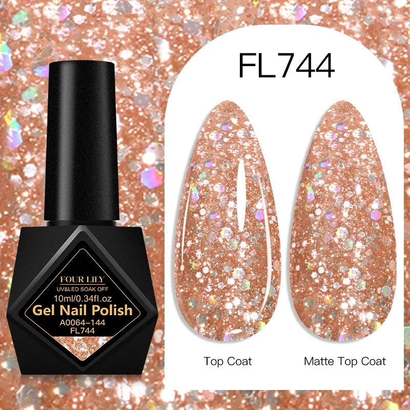 10ml Gel Nail Polish 162 Colors Nail Supplies Vernis Semi Permanent Nail Art Manicure Soak Off LED UV Gel Nail Varnishes Summer