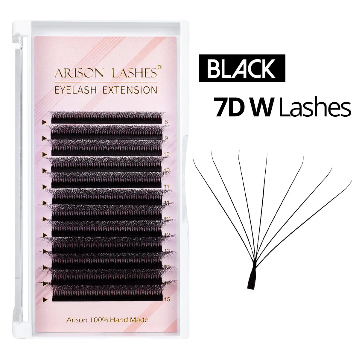 ARISON YY Lashes and 3D/4D/5D W Shape Lashes Brasileiro Premade Volume Eyelashes Extension Soft Thin Easily Grafting Extension