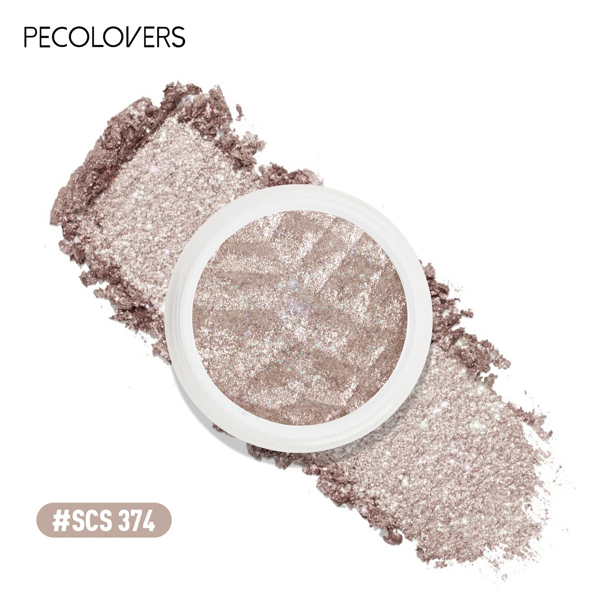 Single Color Easy To Apply High-gloss Eyeshadow Mashed Potato Mashed Mirror Pearlescent Glitter Eyeshadow Palette