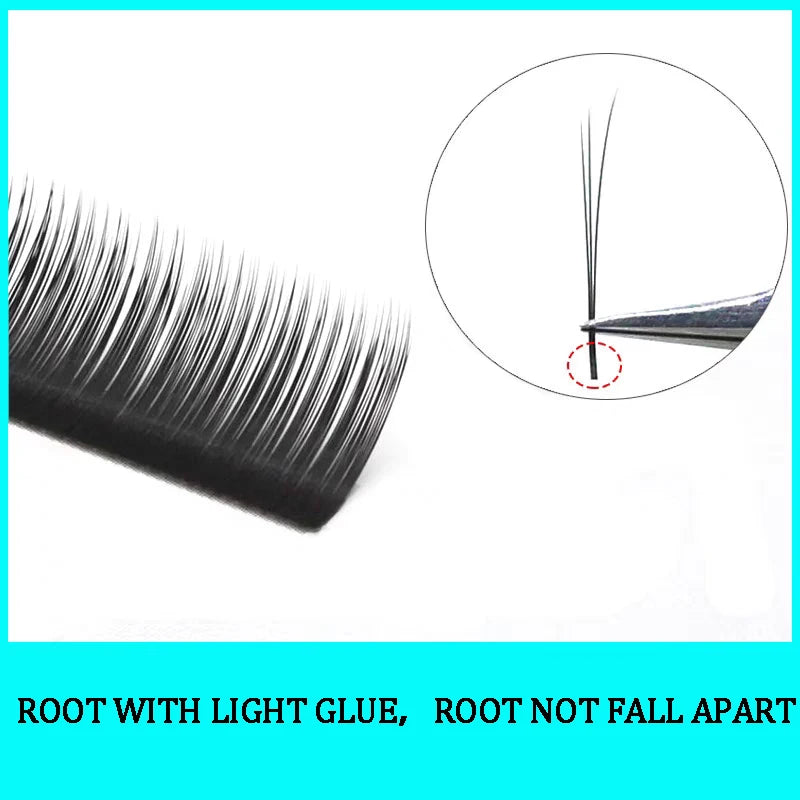 Camellia False Eyelash Extension Natural Soft Auto Fan Bloom Magnetic Easy Fanning Individual Lashes Faux Mink Silk Fake Lashes