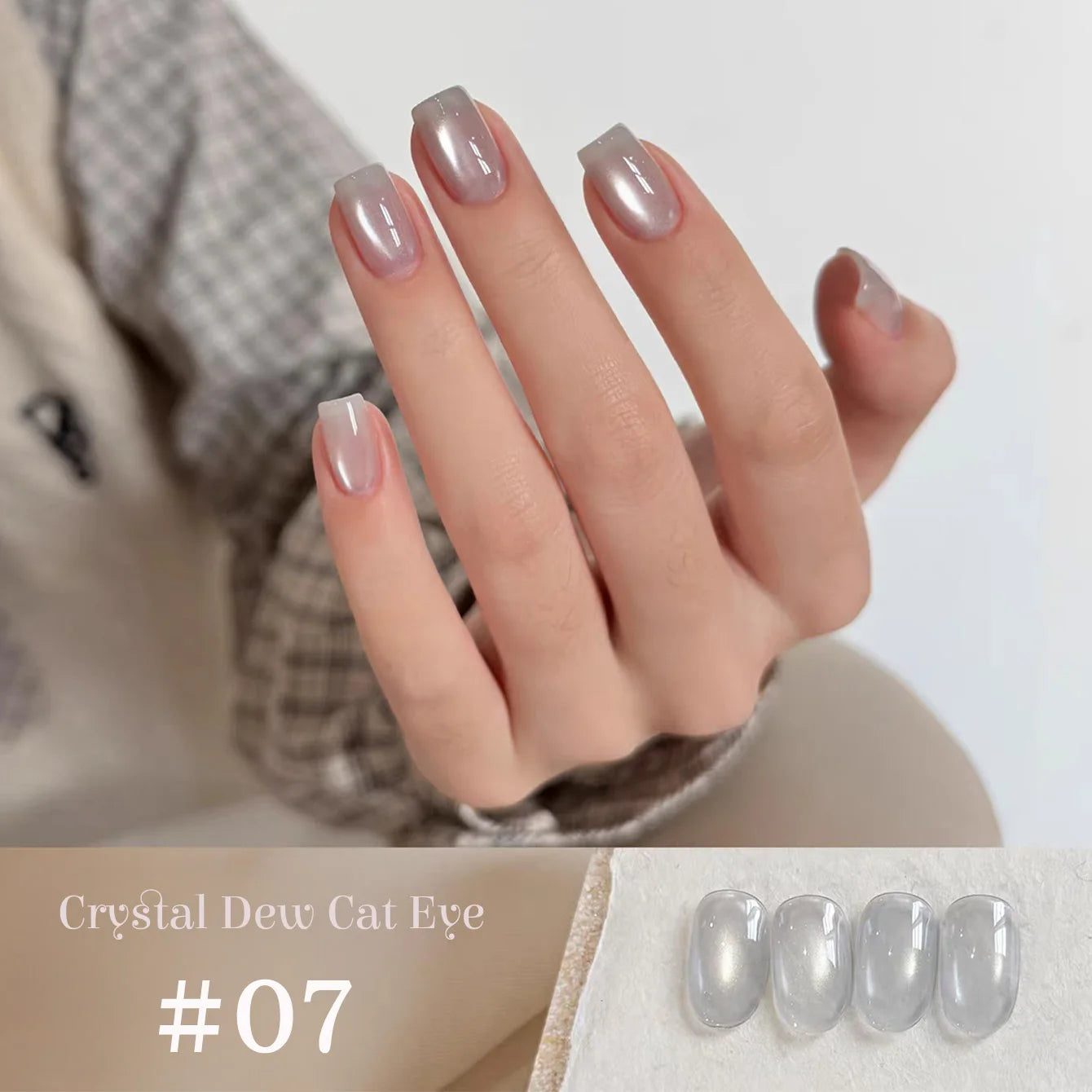1-9pcs TC Flow Light White Cat Eye Gel Nail Polish Ultra Shine Soak Off UV Gel Mirror Glass Cat Magnet Gel Varnish Nail Supplies