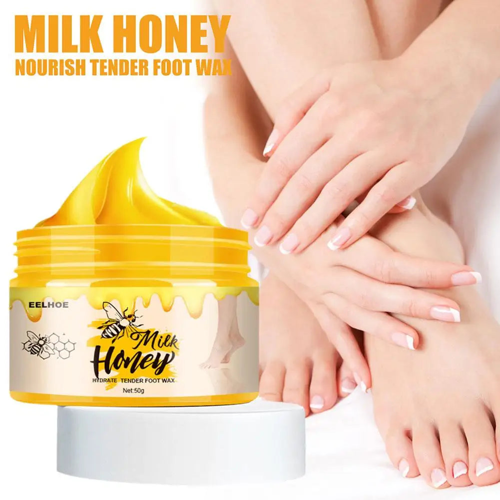 Anti Drying Foot Wax Repair Cracked Dead Skin Removal Exfoliating Hydrating Improve Rough Remove Callus Peelings Feet Care Mask
