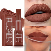 Matte Velvet Lipstick, Long Lasting Waterproof Non-Stick Formula, Smooth Soft Texture, Ideal Lip Makeup Gift