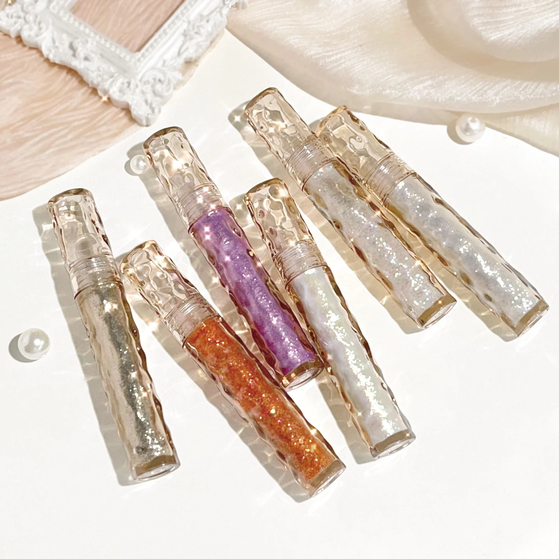 HISYI Colorful Star Flash Eyeshadow Pearlescent Sequins Brighten the Eye Silkworm Monochrome Eyeshadow Liquid High Gloss Makeup
