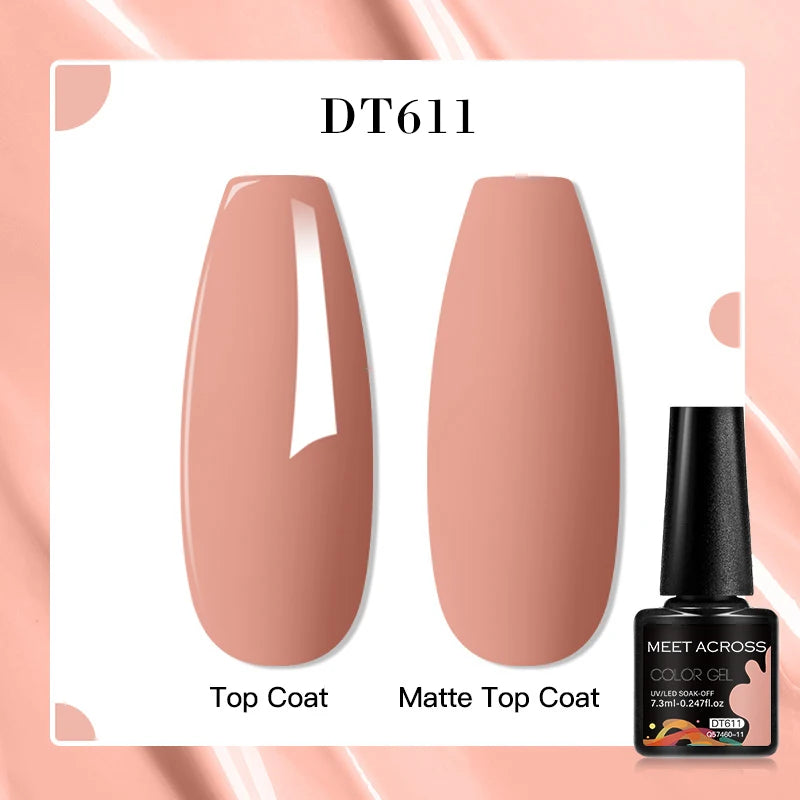 MEET ACROSS 7ml Porcelain White Cat Eye Gel Polish Holographic Glitter Magnetic Galactic Effect Gel Nail Polish Soak Off UV Gel