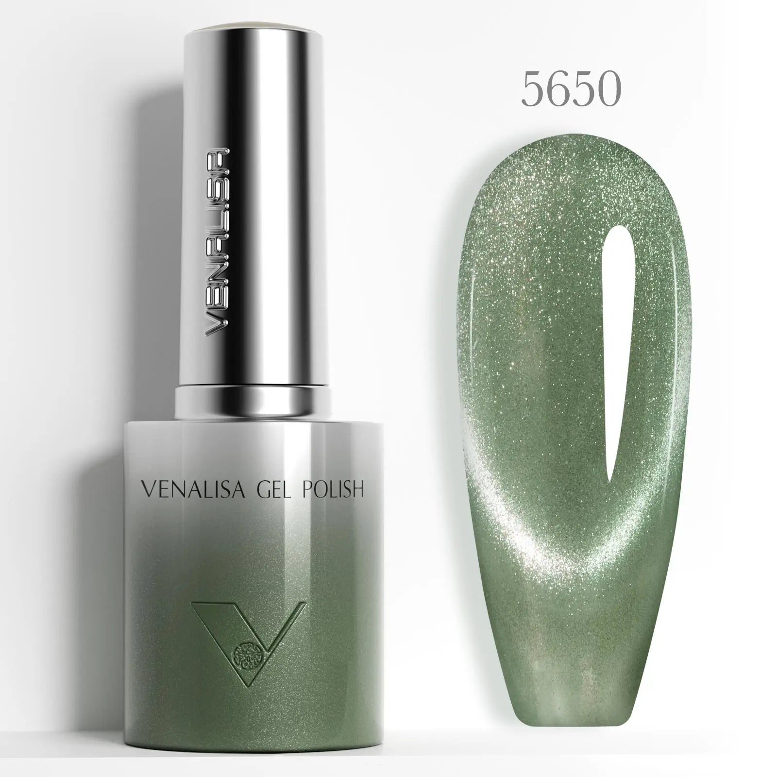 Venalisa 10ml Hema & TPO Free Ultra Cat Eye Effect Nail Gel Polish Soak Off UV LED Long Wear Sparkle Bling Gel Varnish