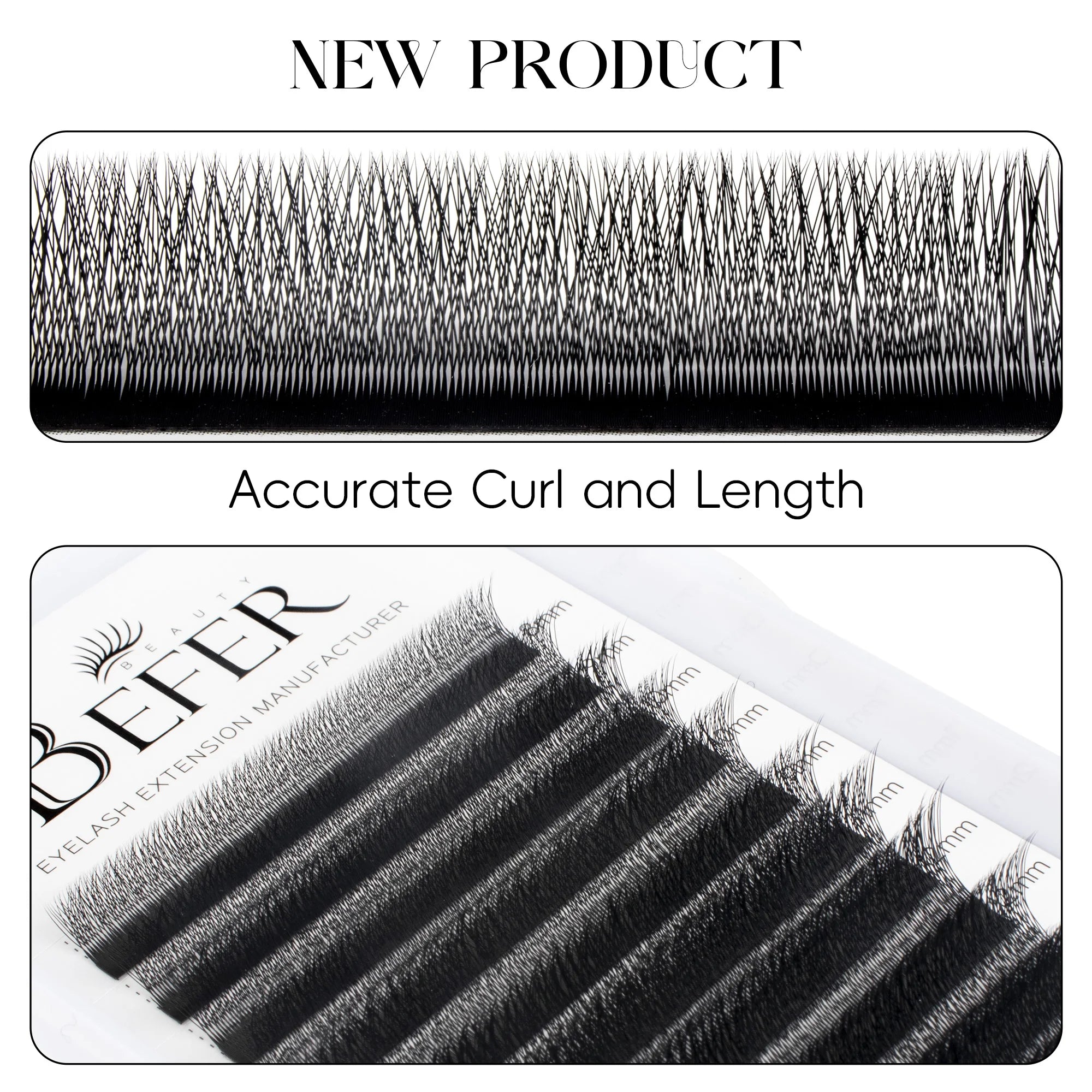 Befer Natural False Eyelashes Narrow 2D/3D Super Soft Eyelash 0.07 0.10 8-15mm Lashes Extension Supplier High Quality Wholesale