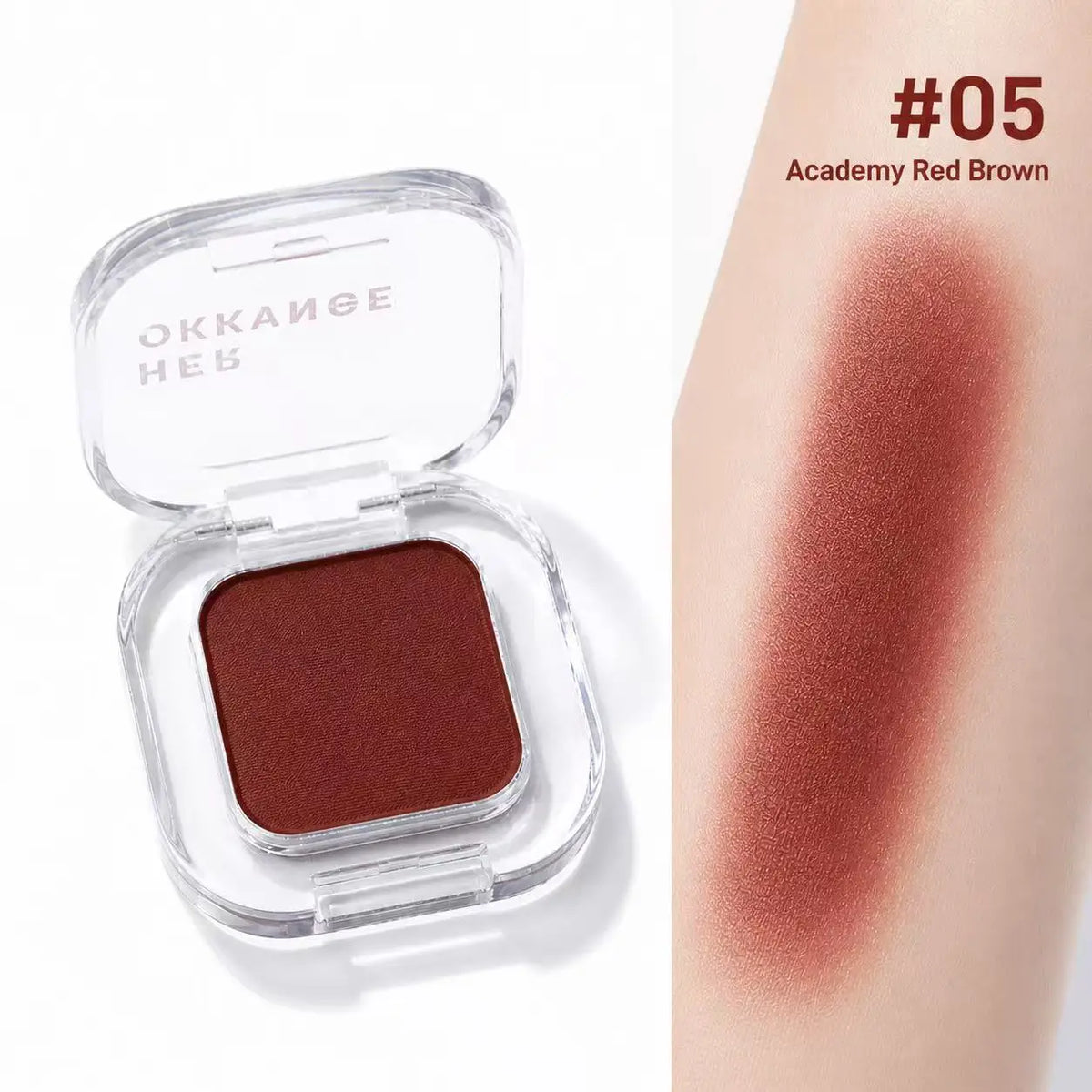 Herorange Low Saturation Matte Single Eyeshadow Waterproof Daily Holiday Gift Cosmetic