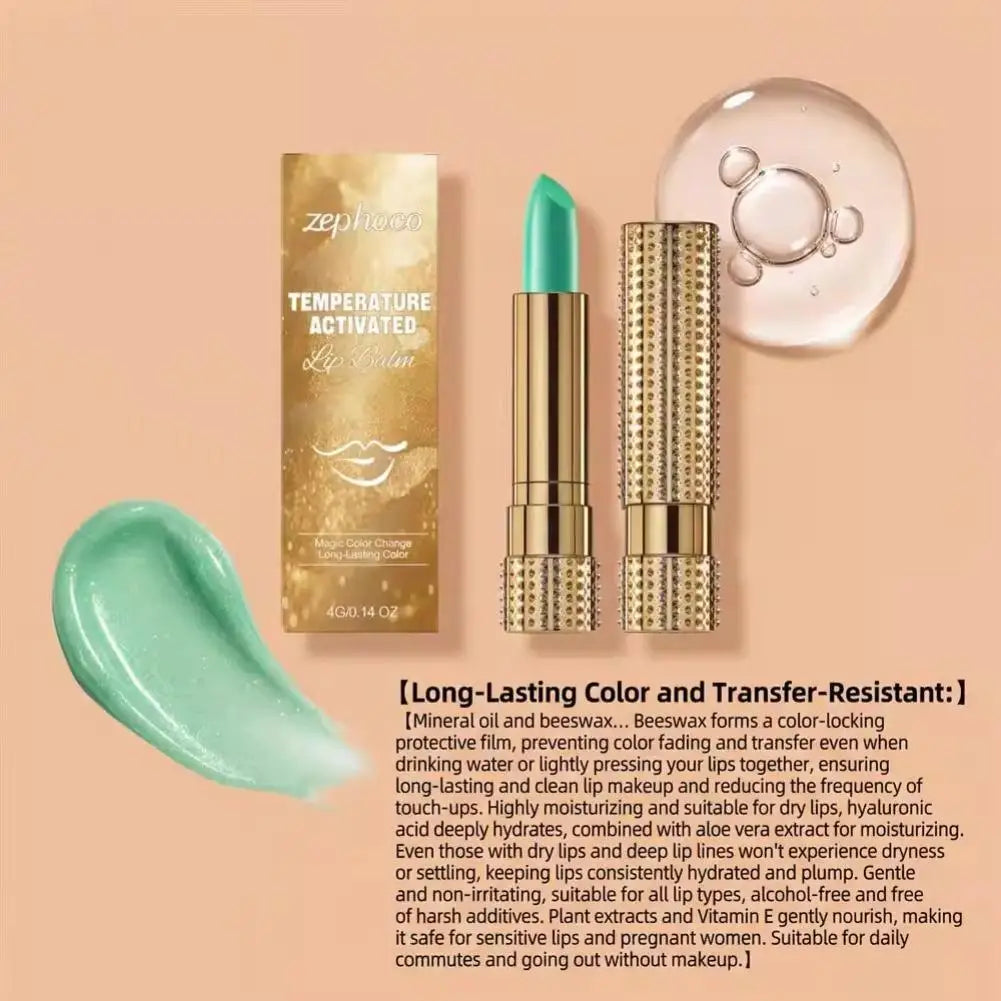 Natural Nourishing Color Changing Lipstick Hydrating Lip Balm Long Lasting Waterproof Non Greasy Lip Care Cosmetics