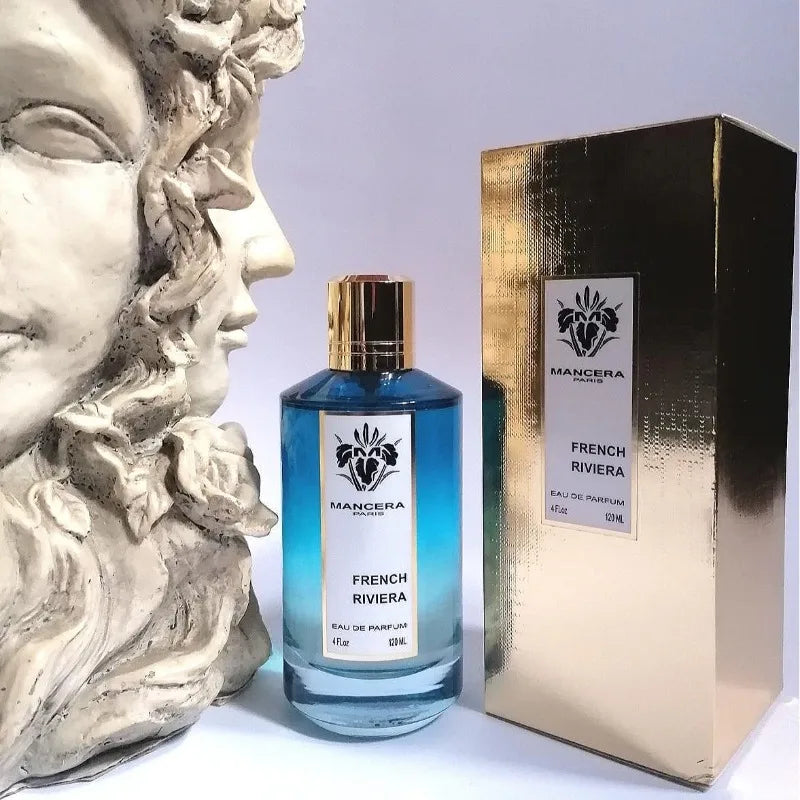 MANCERA 120ml Unisex Eau De Parfum Long Lasting Aromatic Aquatic Fragrance Fresh Sea Notes Lemon Orange Citrus Summer Refreshing