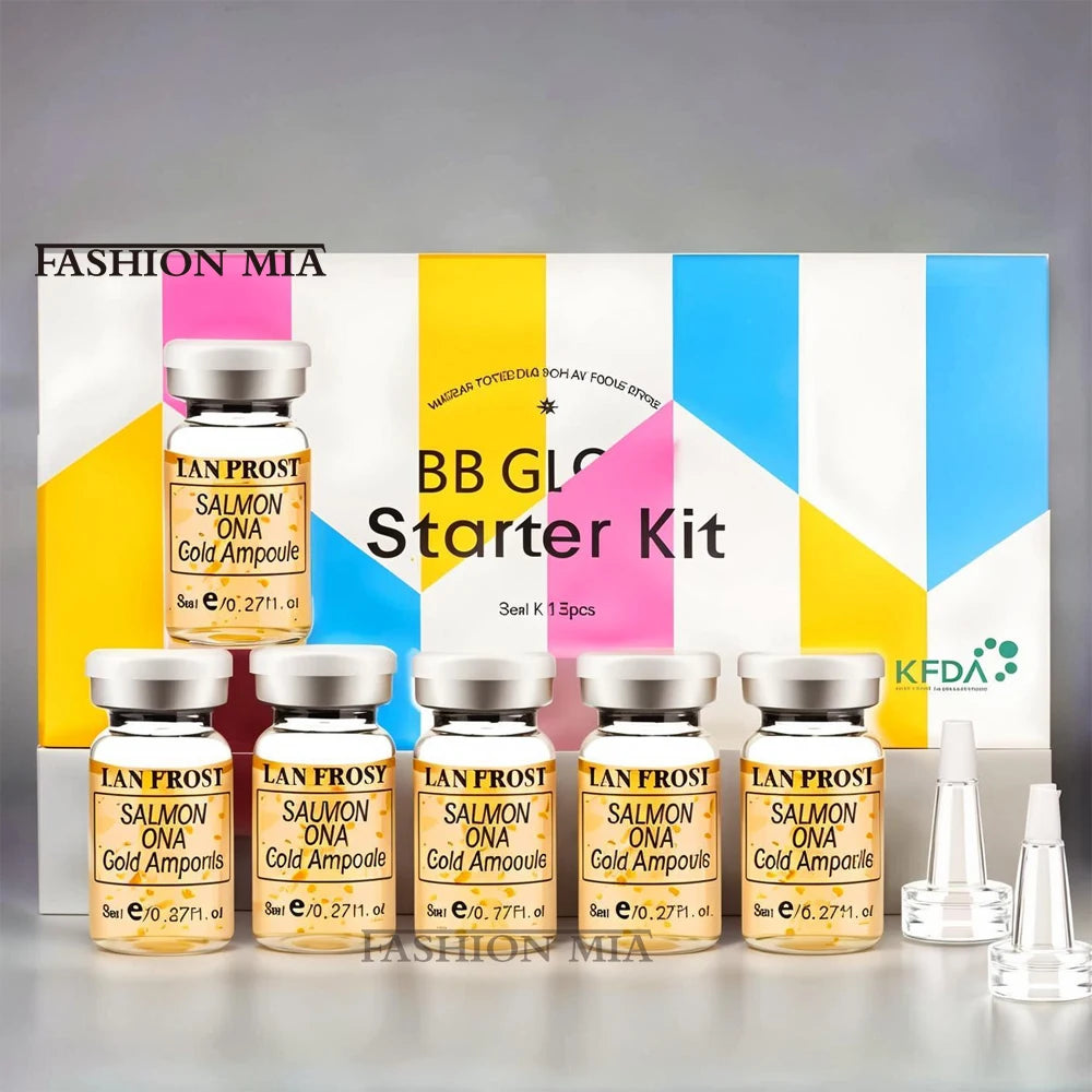 Korea 8ml Salmon DNA Beginner Skin Booster Serum Kit Facial Whitening Moisturizing Men Women Skin Care