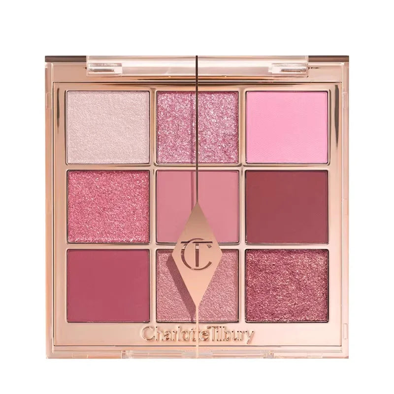 Fashion CT Brand Portable Matte Highlight Shadow Four Color Nine Color Eye Shadow Plate Easy To Apply Lady Advanced Cosmetics