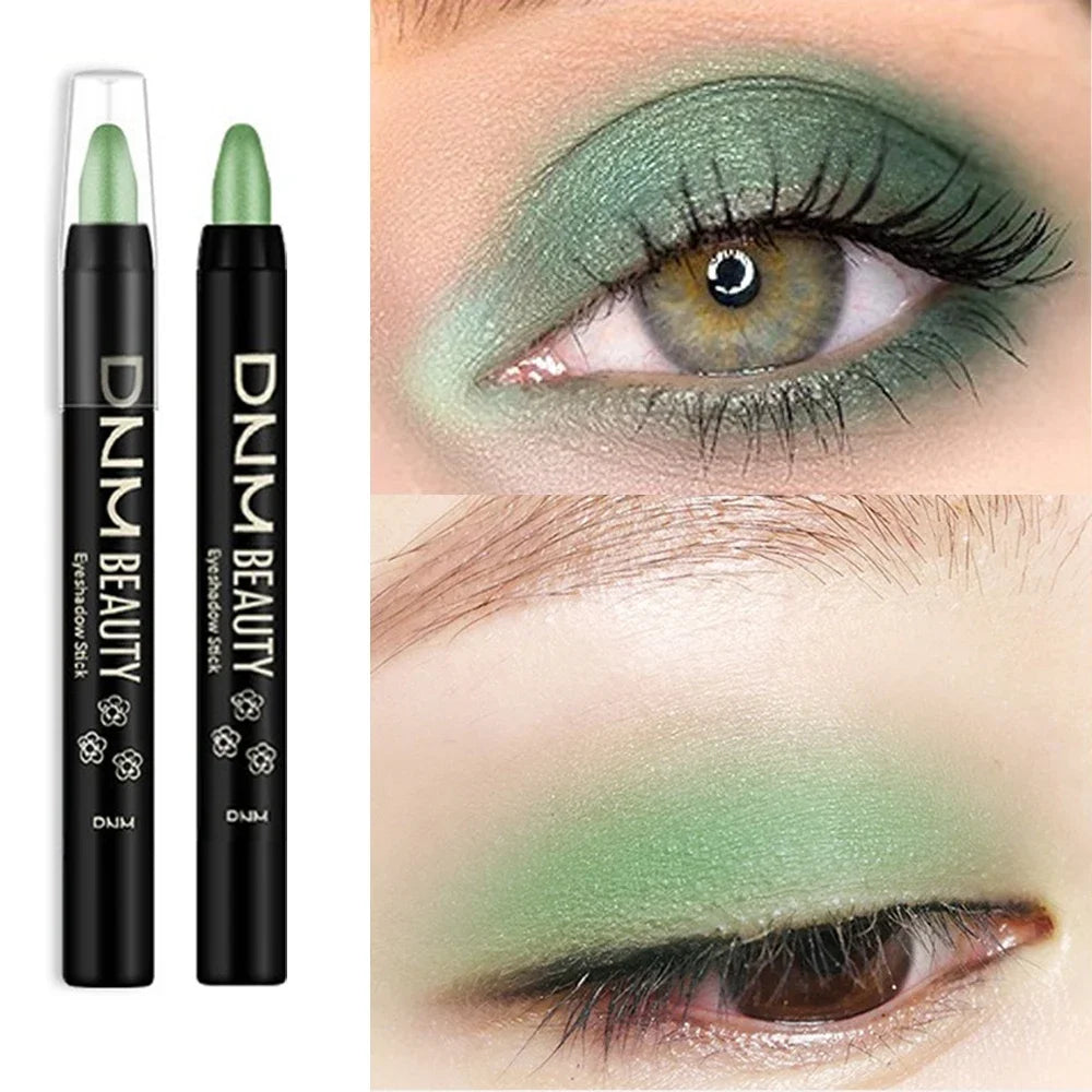 16Colors Shimmer Eyeshadow Stick Pearlescent Waterproof Eyeliner Silkworm Pen Glitter Long Lasting Highlighter Bling Eyes Makeup